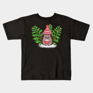 Christmas Hedgehog Kids T-Shirt